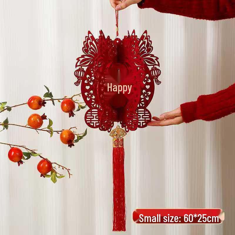 Chinese Style Wedding Latte Art Hanging Decoration for Living Room & Bridal New Room
