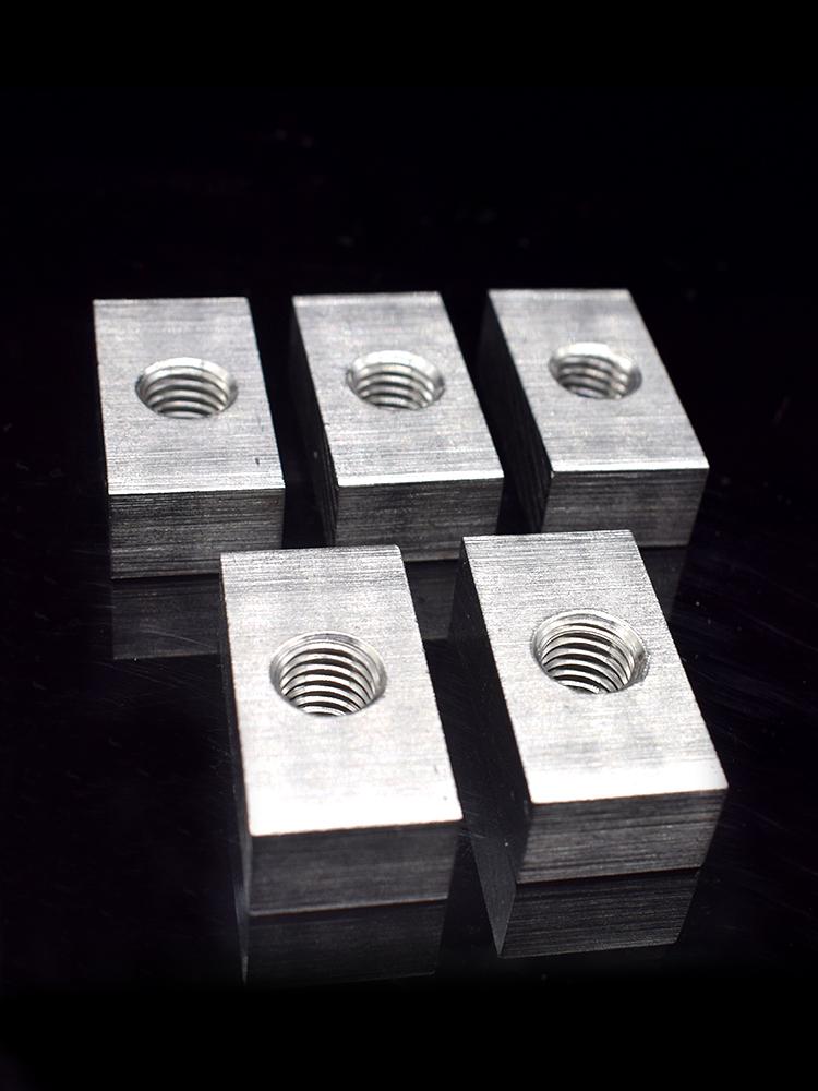 304 Stainless Steel M8 Thickened Square Rectangular Irregular Nut with Various Hooks