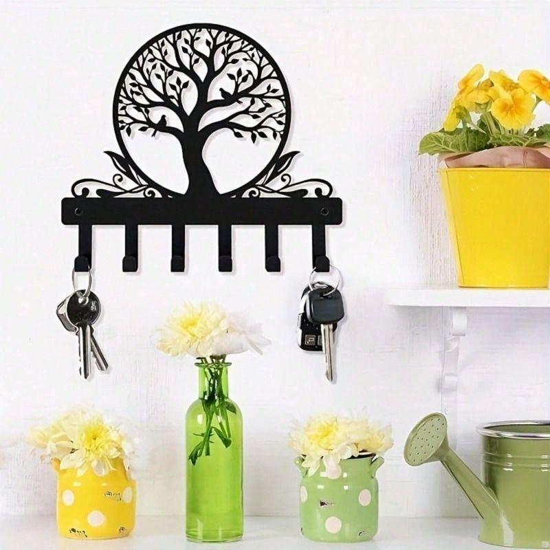 Metal Key Holder Wall Decor