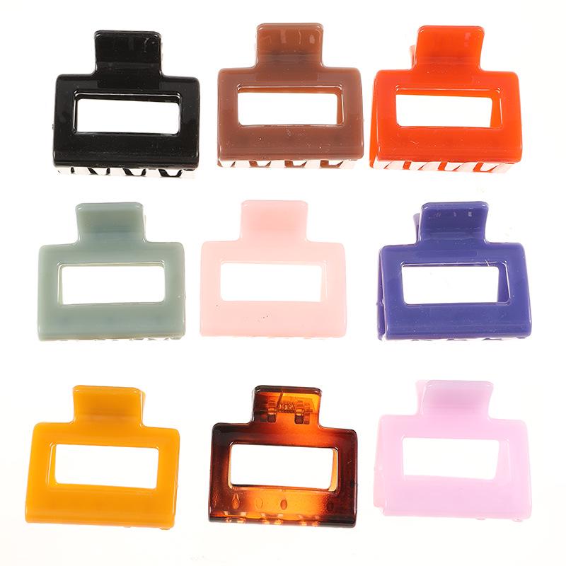 Koreanische Internet-Berühmtheit, hohle quadratische Haarspange für Frauen – schlichtes Haar-Accessoire