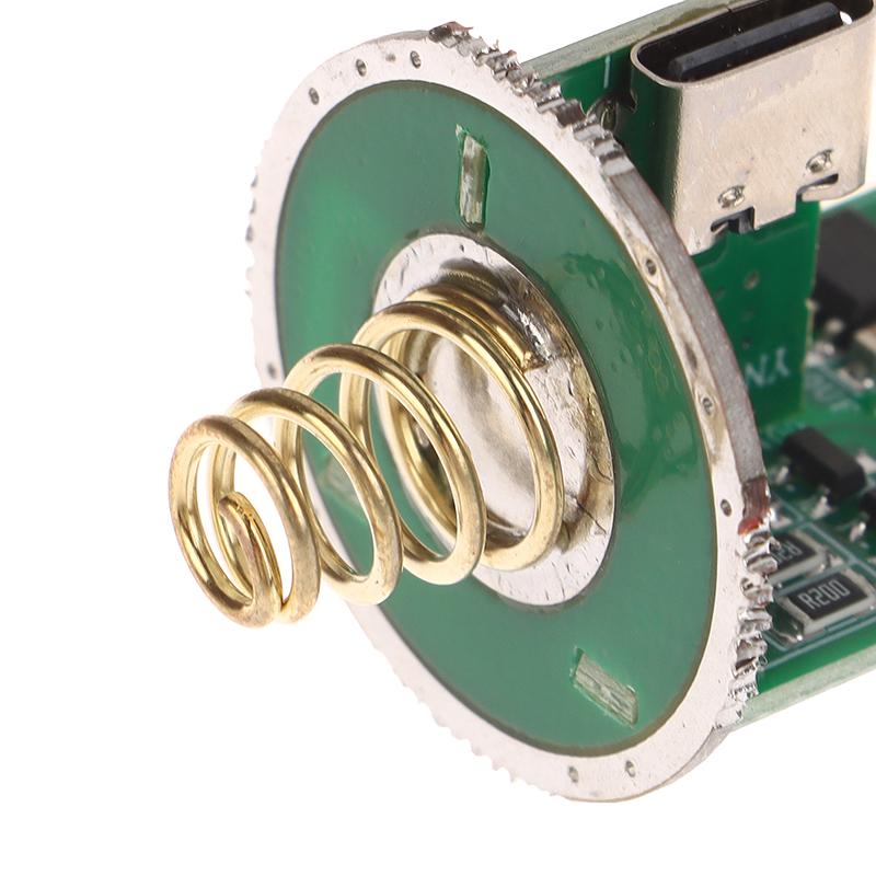 Flashlight Parts Switch Circuit Board 3.7V Type-C Micro Usb Charging Port Led Driving Board With Charge Protection