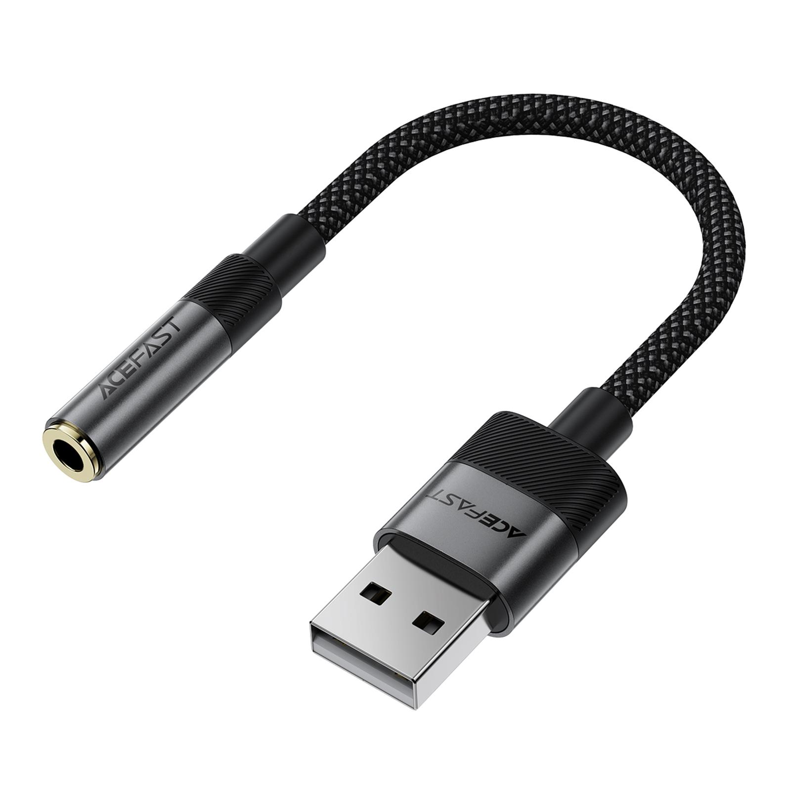 

ACEFAST J13 USB-A to 3.5mm Audio Converter High Fidelity Transmission Audio Adapter