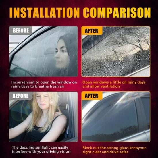 Passend für 2007-2011 Honda CR-V CRV Fensterheber Lüftung Sonnenschutz Regenschutz Deflektor