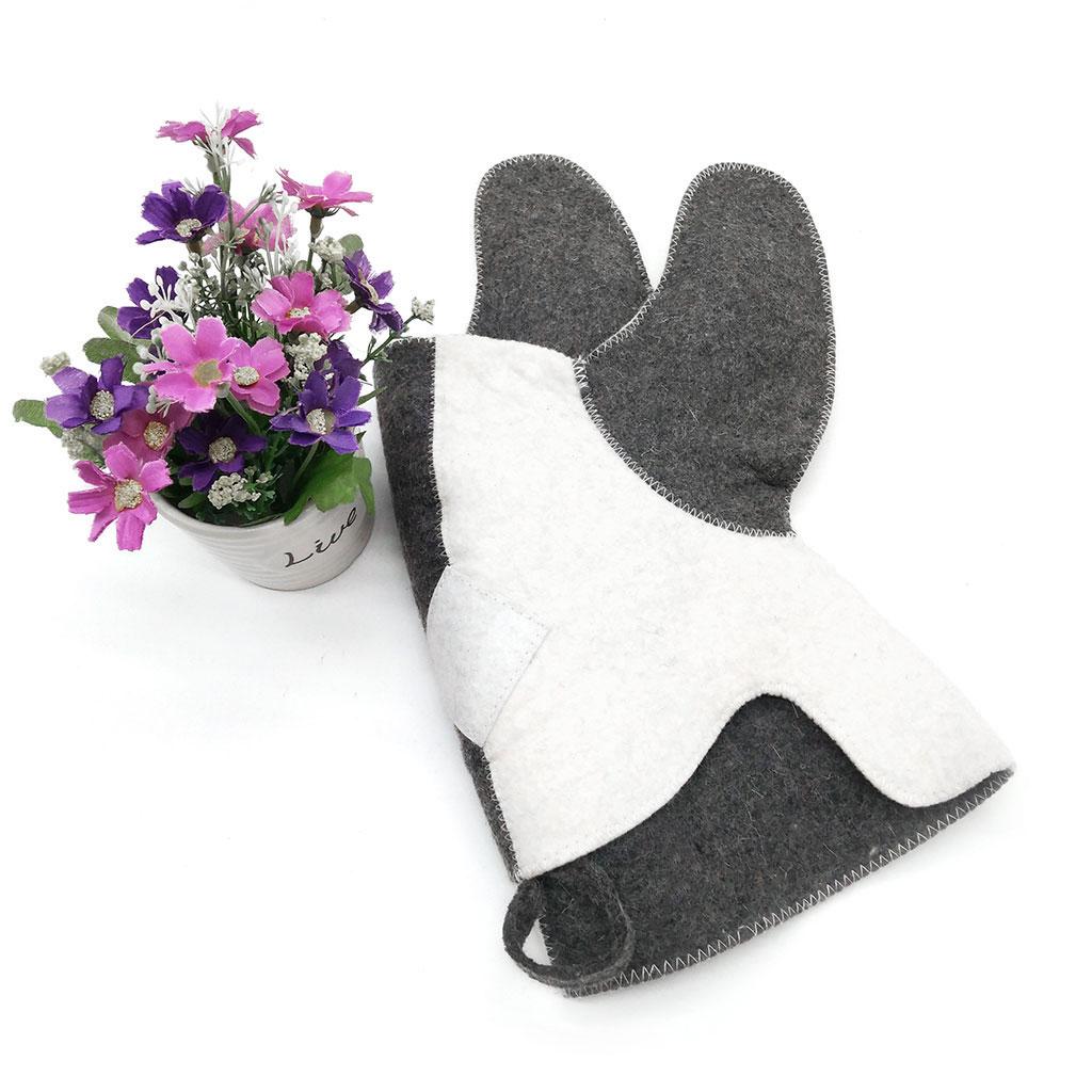 Wool Felt Sauna Hat Anti Heat Russian Banya Cap For Bath House for Head for Prot