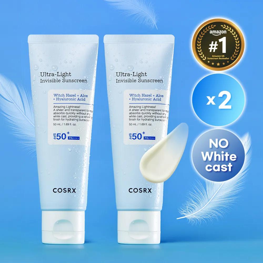 COSRX Ultra-Light Invisible Sunscreen 50ml double set