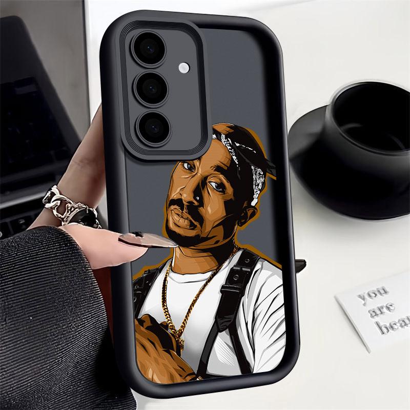 2PAC Tupac Rapper Handyhülle Für Samsung S26 S25 S24 S23 S21 S20 Ultra Für Galaxy S25 S24 FE S26 Plus Funda Weiche Silikonhülle