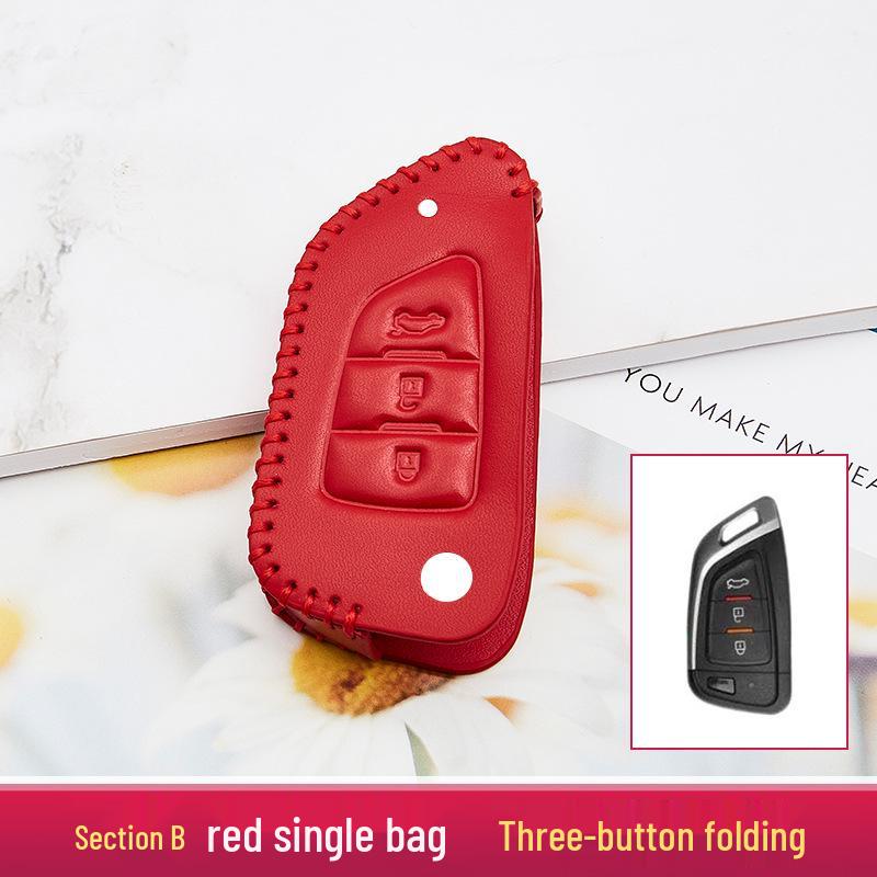 2020 Model Enhanced Car Key Case and Keychain