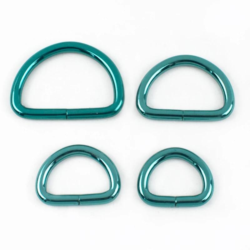 5/10Pcs Meetee 20/25/32/38mm Metal Buckles for Bag Strap D Ring Clasp Dog Collar Decor Connect Hooks DIY Hardware Accessories