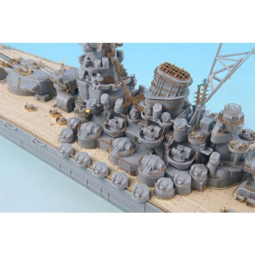 Pit Road 1/700 Scale Upgrade Parts for Ship Models - Japanese Navy Battleship Yamato Final Edition, Genuine Upgrade Parts Set, Plastic Model Parts GB7