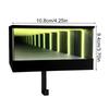 Infinity Garage Key Holder Garage Hooks Box LED Organizer USB Charging Decorative Mirror Illusion House Key Holder Home Decor