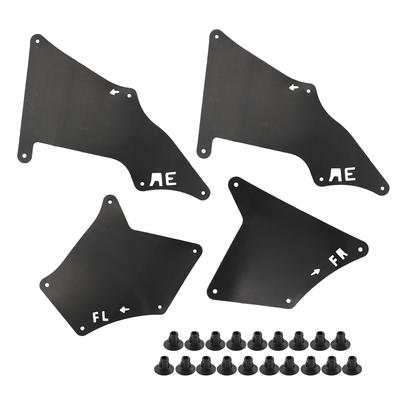 4pcs/set For Toyota Land Cruiser Prado 2003-09 Mudguards Fender Splash Guards Mud Flap Front Rear Car Mud Flaps Outside Parts