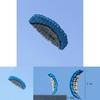 Vibrantly Colored New 2.5m Dual Line Parafoil Parachute Stunt Sport Kite For Outdoor Fun