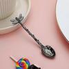 Stirring Spoon Twig Design Dragonfly Coffee Spoon Vintage Smooth Edges Dessert Spoon Zinc Alloy Teaspoon Cake