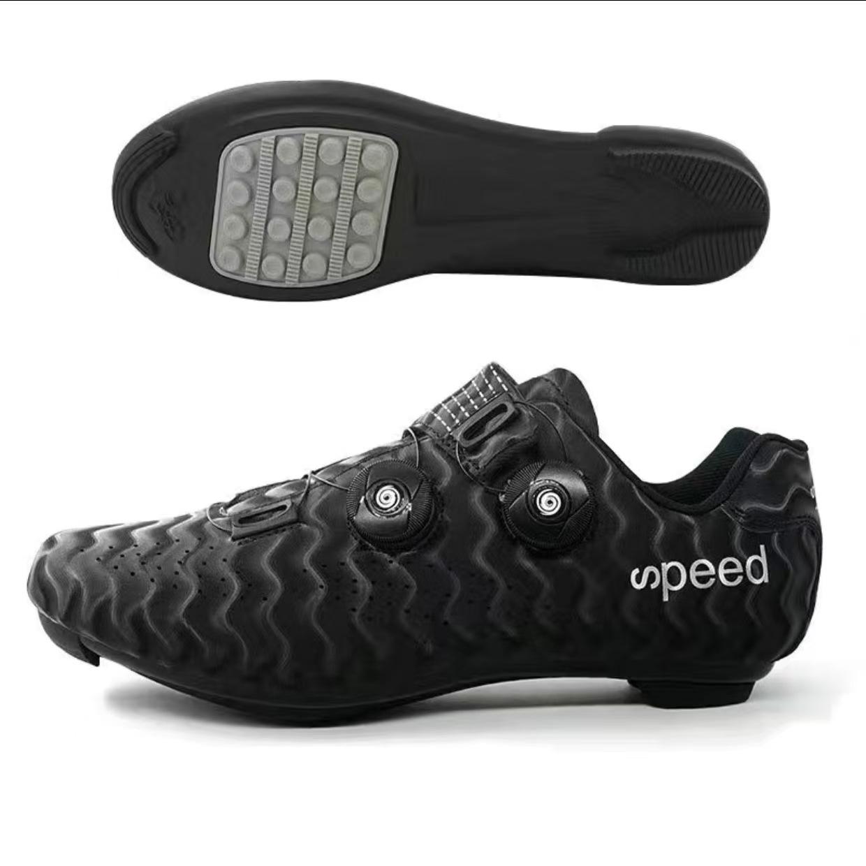 

Новые шоссейные велосипедные туфли для горного велосипеда с жесткой подошвой, велотуфли с замком, мужские, для улицы, резиновые, с разблокировкой, женские 37