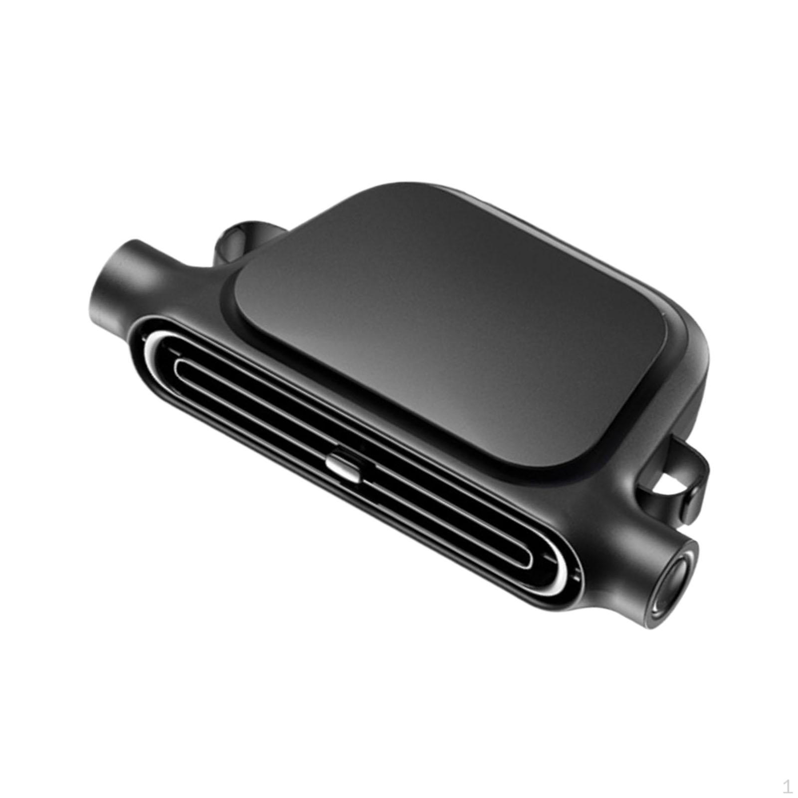 

Air Circulation Backseat Cooling to Install Portable Versatile Car Fan 3 Speeds for Van Driving чёрный