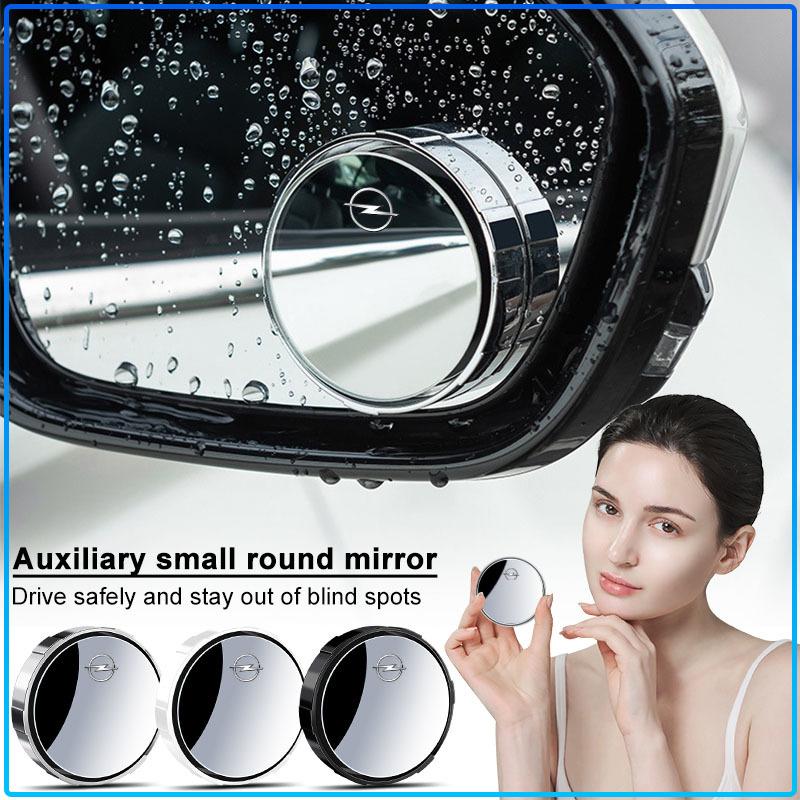 For Opel Astra H G Corsa Insignia Astra Antara Meriva Zafira Interior Suction Cup Car Convex Blind Spot Mirror HD 360 Degree Wide Angle