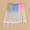New Gradient Champagne Straight Candle Birthday Romantic Party Gradient Pink Blue Boxed Pencil Candle