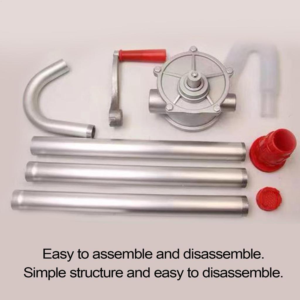 Hand Transfer Pump Quick Convenient Multi-Functional Aluminum Alloy Fluid Transfer Pump Automotive For Automotive RV Trailer