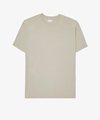 Kueo Supima Cotton Semi-Overfit T-Shirt (Warm Sand)