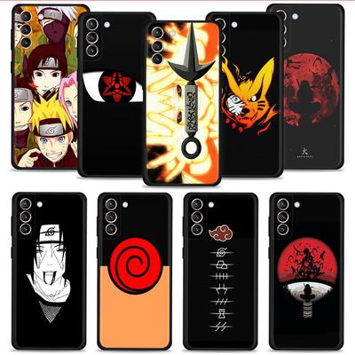 Etui na telefon dla Samsunga Galaxy S20 S21 FE S22 Ultra S10 S9 S8 Plus S10e Note 20Ultra Silikonowe etui Anime Naruto Czerwona Chmura