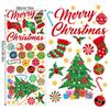 Christmas Wall Stickers Removable Home Decor Letter Holiday Wall Stickers Christmas Decorations For Bedroom Living Room Bathroom