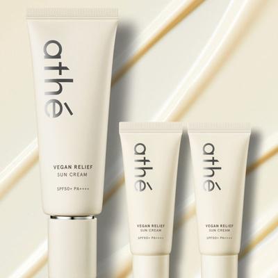 Ate Vegan Relief Nicht-Bioaktive Sonnencreme 70ml + 20mlx2