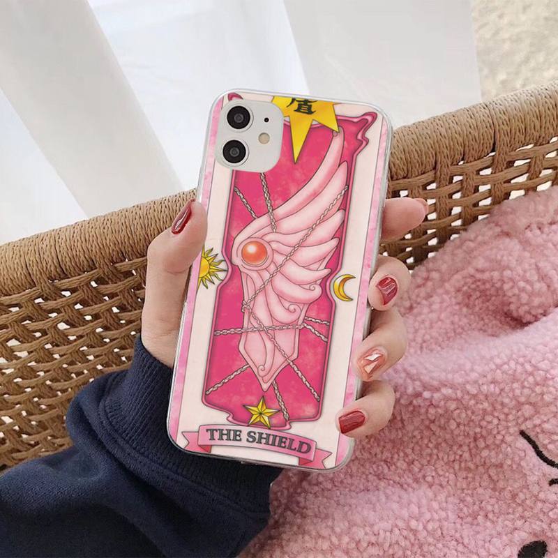 

Чехол для телефона Cardcaptor Sakura Magic Wand Moon для iPhone 13 8 7 6S Plus X 5S SE 2020 XR 11 12 mini pro XS MAX 13 Pro Max