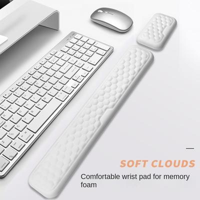 Klavye fare bilek desteği ergonomik ofis yazma koruma rahatlatma bilek hafızalı köpük mouse pad bilgisayar dizüstü bilgisayar mouse pad