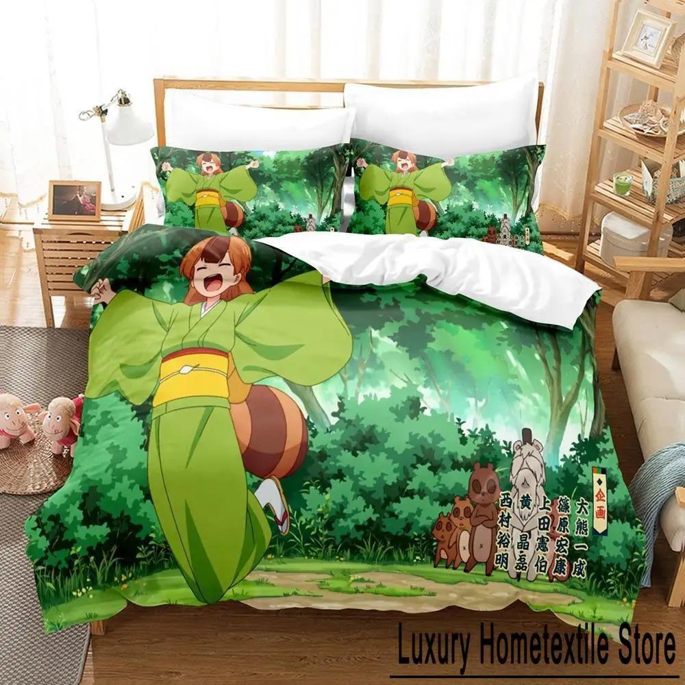

New 3D Print Anime My Master Has No Tail Bedding Set Single Twin Full Queen King Size Bed Set Adult Kid Bedroom Duvet cover Sets Tool 70x133cm 2pcs