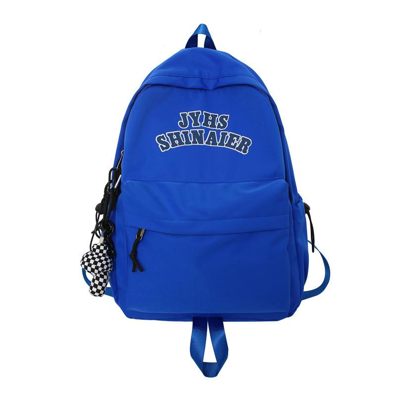 

School bag female college student original design sense niche simple versatile large capacity junior high school student high school student male Single Pack