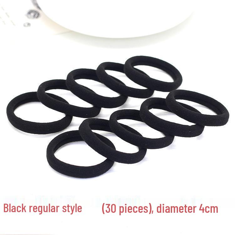 Korean Style High Elasticity Hair Ties - Gentle, No-Damage Rubber Bands for Women