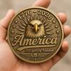 US 250th Anniversary Coin Commemorative 250 Years of Freedom Coin 1776 To 2026 Patriotic Keepsake Coin Gift for Collectors History Enthusiasts