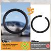 GOLD DEER 4pcs Bumper Quick Release with 12 O-Ring Fasteners Quick Release Fasteners Black