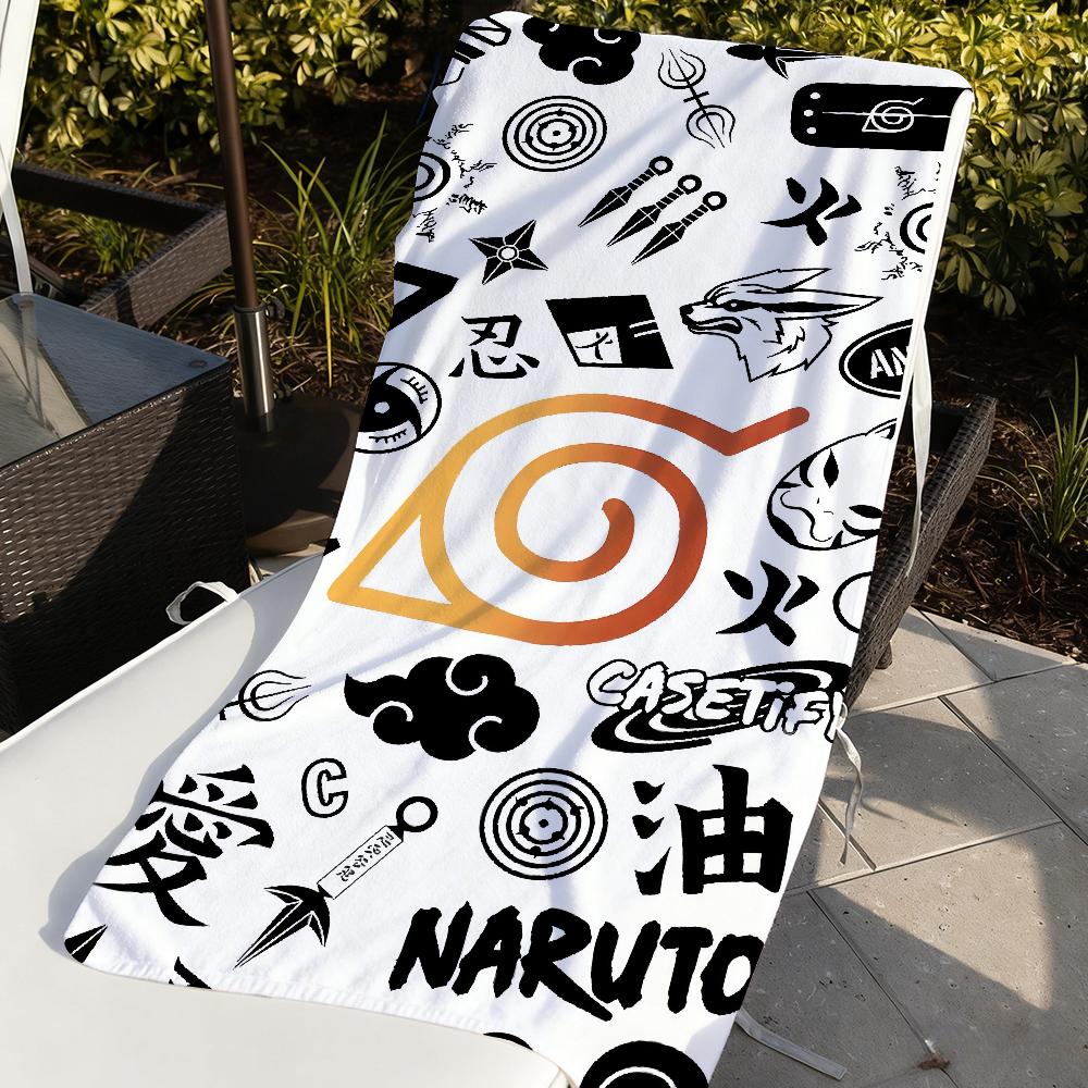 Classic Anime N-Naruto-S-Akatsuki Towel Soft Pool Gift For Travel Gym Shower Camping Quick Dry Sports Large Beach Towels