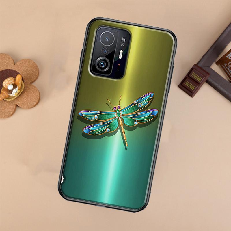 Dragonfly Animal Art For POCO X5 X4 X3 F5 Pro M4 M5s F3 F4 GT C40 Phone Case For Xiaomi 12T 11T 13 Pro 12 Lite