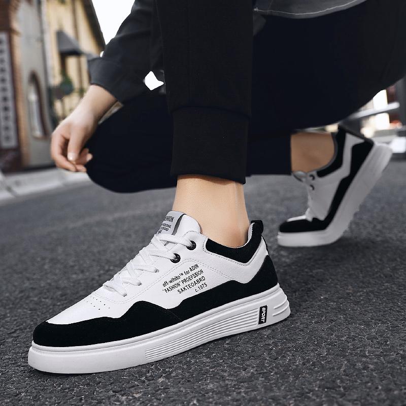 Pánské boty Módní ležérní tenisky Pánské nové nízké prodyšné ploché boty Venkovní protiskluzové boty odolné proti opotřebení Pánské běžecké boty