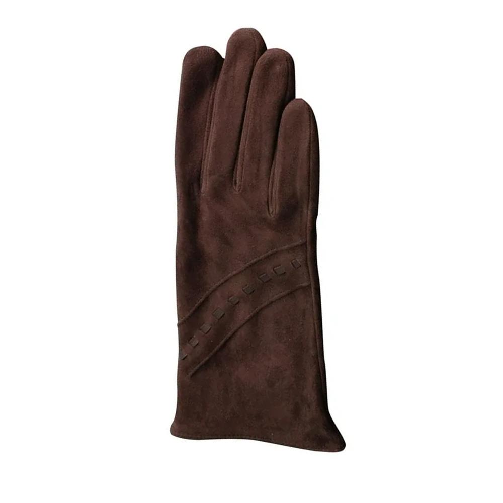 Eastern Counties Leather Womens/Ladies Suede Bow Gloves