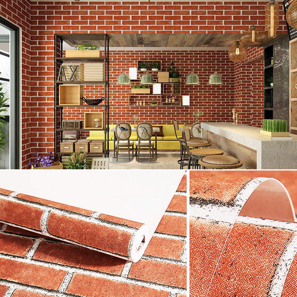 10m 3D Rock Brick Wallpaper Sticker Self-adhesive Decor for Living Room Bedroom 10m 3D Rock Brick Wallpaper Sticker Self-adhesive Decor for Living Room Bedroom