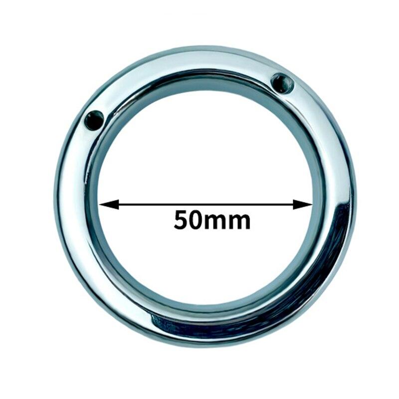 Wearable Stainless Steel CB Lock for Men Chastity Lock Penis Cage Sex Toy Cock Ring Slave BDSM Sissy Ball Stretcher