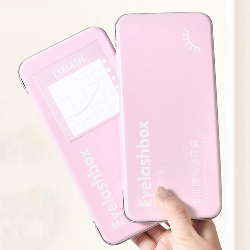 Reusable Empty Magnetic Fake Eyelash Storage Box False Eyelash Holder Case Container Travel Pallet Lash Holder