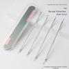Stainless Steel Ultra-Sharp Blackhead & Acne Extractor Tweezers Set