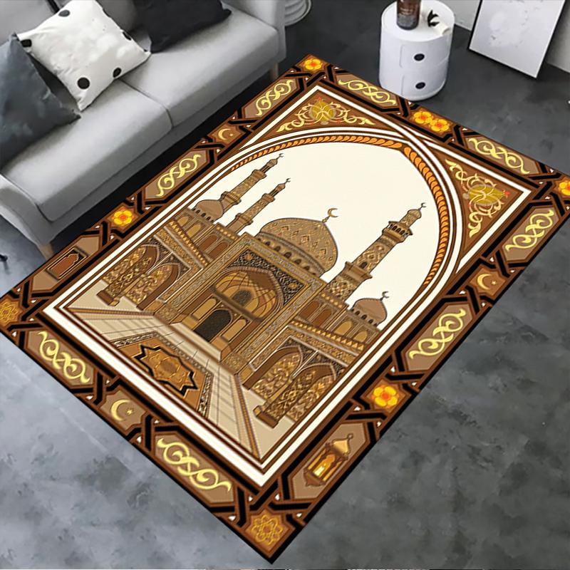 2025 New Muslim Carpet Rug for Living Room Bedroom Home Sofa Decoration,Kids play Non-slip Floor Mat124