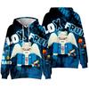 Blox Fruits Printing Mens Long Sleeves Cute Casual Pullover Pocket Warm Clothes Male Sweatshirts