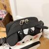 Cute Cartoon Design Crossbody Bag for Women Front Zip Pocket Mini Shoulder Bag for Daily Use