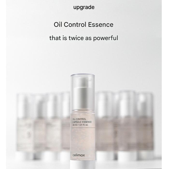 Celimax Oil Control Capsule Essence (30ml) ,+ Oil Control Light Sunscreen SPF50+ PA++++ (40ml)  (7 Options)