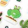 Embroidery label cactus plant patch sticker children's shoes and hats clothing accessories accessories embroidery sticker cloth sticker