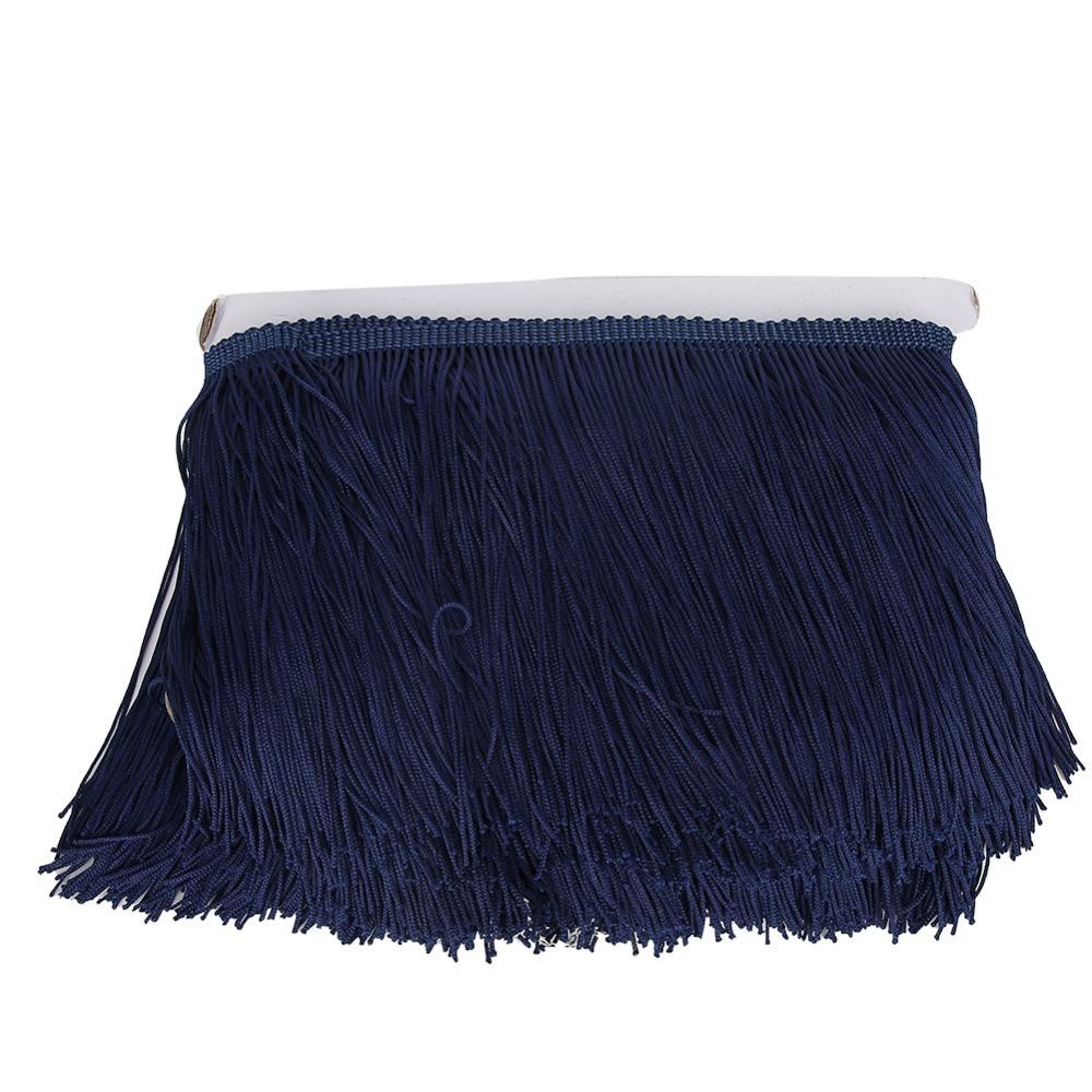 1pcs 10 Yards Long Fringe Tassel Trim 6inch Wide Polyester Material Polyester Lace Trim Stage Clothing Sewing Supplies