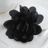 Elegant Clip On Fabric Flower Brooch Beautiful Fabric Flower Lapel Pin Accessory Brooch Jewelry for Women's Wardrobes
