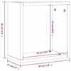 VidaXL Étagères murales sous forme cube 4 pcs chêne marron 30x15x30cm, stockage en forme de cube, organisateur en forme de 815886