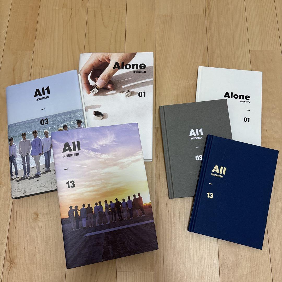 

[USED] SEVENTEEN Alone 01, 03, 13 set with bonus